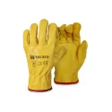 GUANTES DE SEGURIDAD DE CUERO BADANA TECSEG AS020